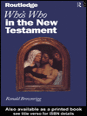 cover image of Who's Who in The New Testament